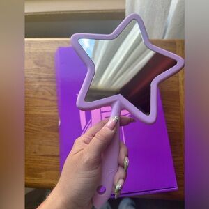 Lavender Soft Touch Hand Mirror